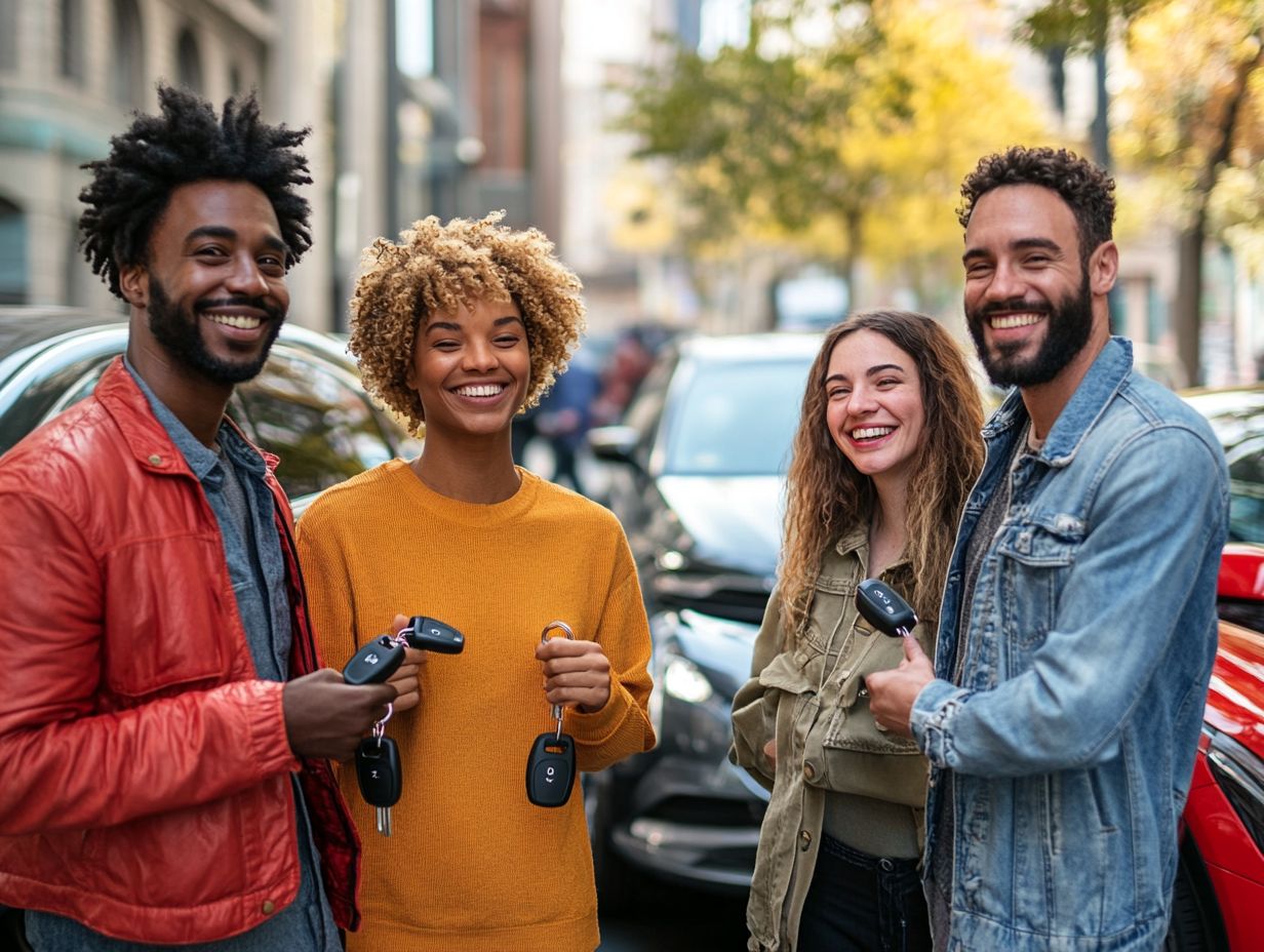 Visual comparison of car subscription services versus traditional car ownership