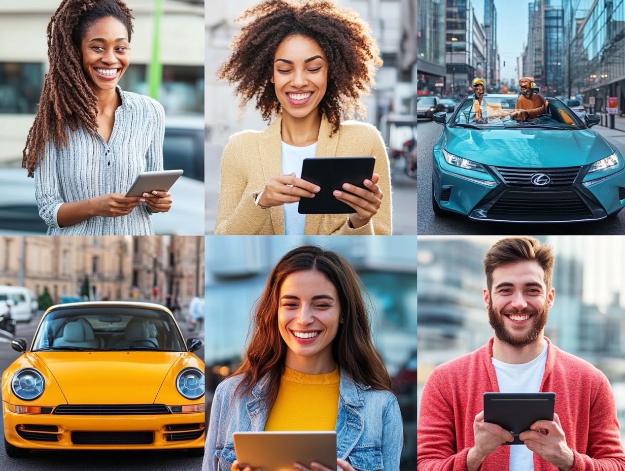 Customers enjoying seamless car subscription service