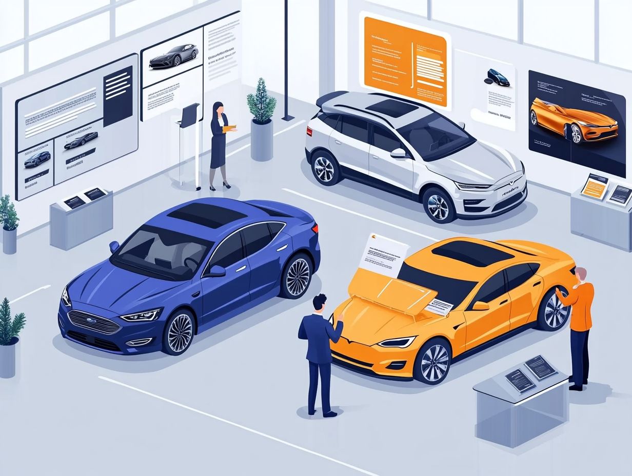 Visual guide on selecting the best car subscription service