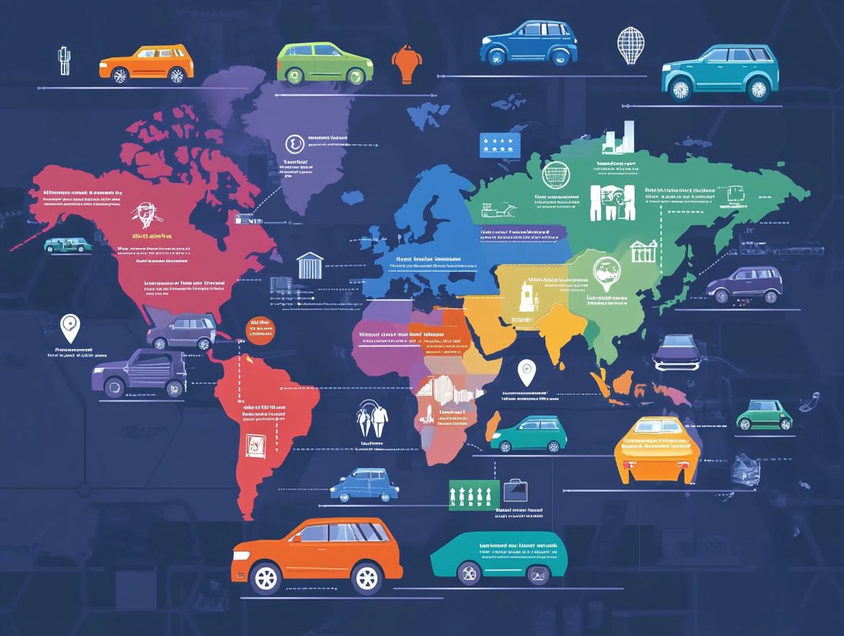 How do car subscription costs vary by region?