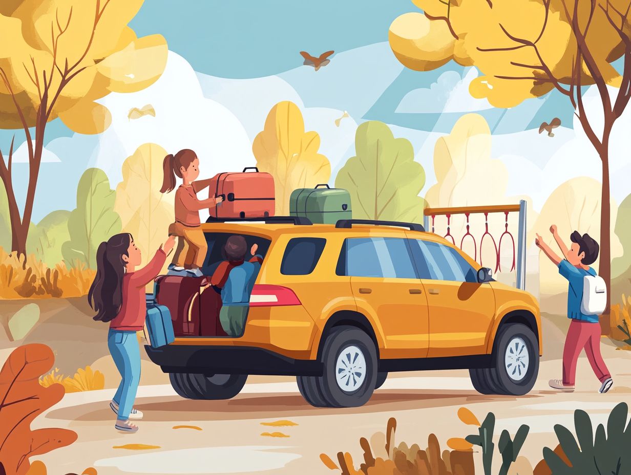 An overview of frequently asked questions about car subscriptions for family travel.